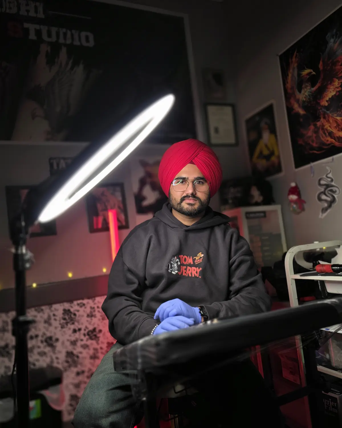 Harpreet Sembhi at Sembhi Tattoo Studio